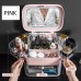 Cosmetic Storage Box Makeup Organizer & Mirror Drawer XM-1003 - Pink